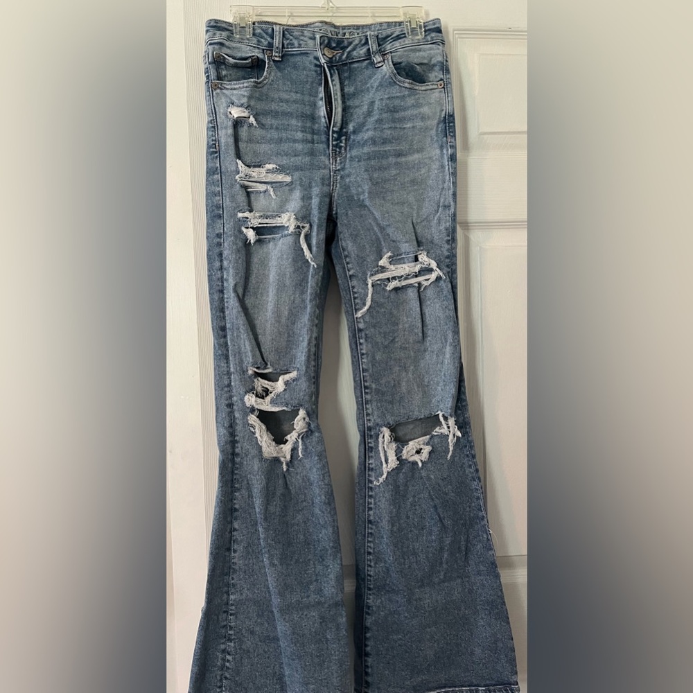 2 pairs of American Eagle flares